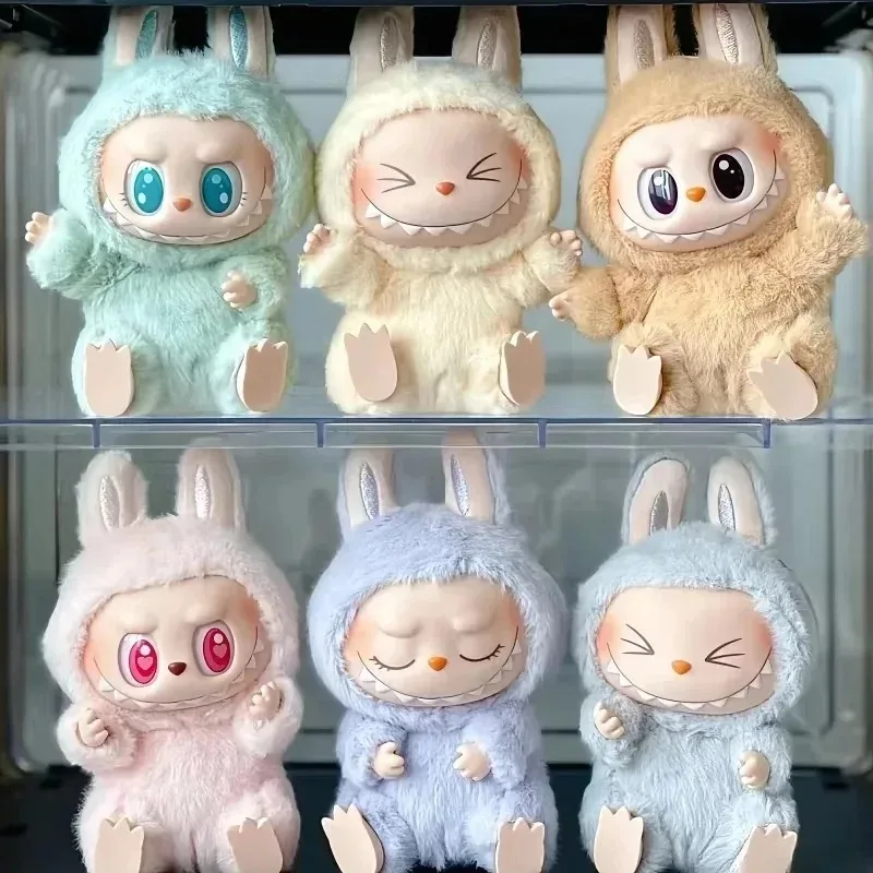Labubu The Monsters Have A Seat Series Vinyl Doll Pink Green Pendant Action Figurine Model Collectible Festival Gift anime figure toy action figure toy miniature figurines