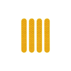 Electric Scooter Waterproof Reflective Warning Stickers (Yellow)