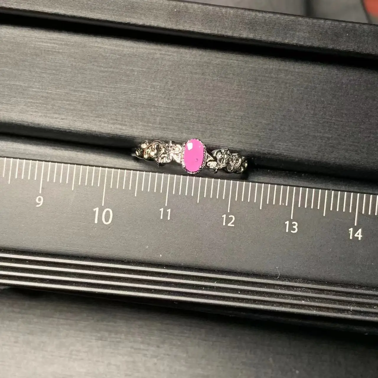 5*3 MM Natural Ruby Ring Adjustable Female Classic Ring Jewelry for Women Gift Wholesale High Quality Vintage Fine