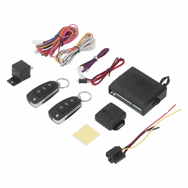 

DC12V Keyless Entry Car Alarm System Remote Engine Start Stop Kit Security Anti Theft Universal for Petrol Cars Accessories