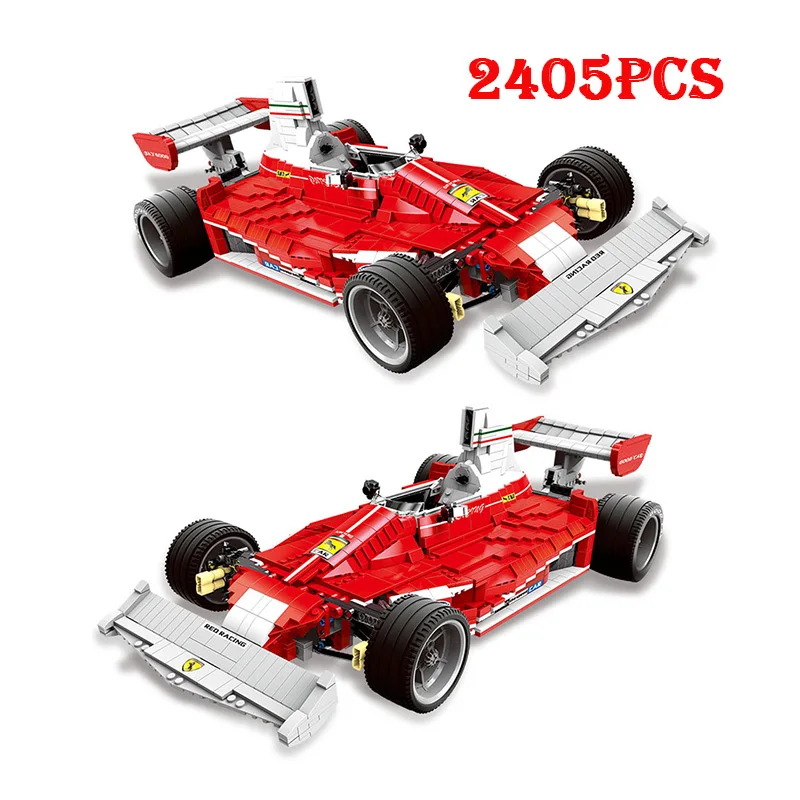

XINGBAO 03023 F1 модель уравнения гоночный технический спортивный автомобиль креативная Сборка строительные блоки детская головоломка игрушки подарок для мальчика