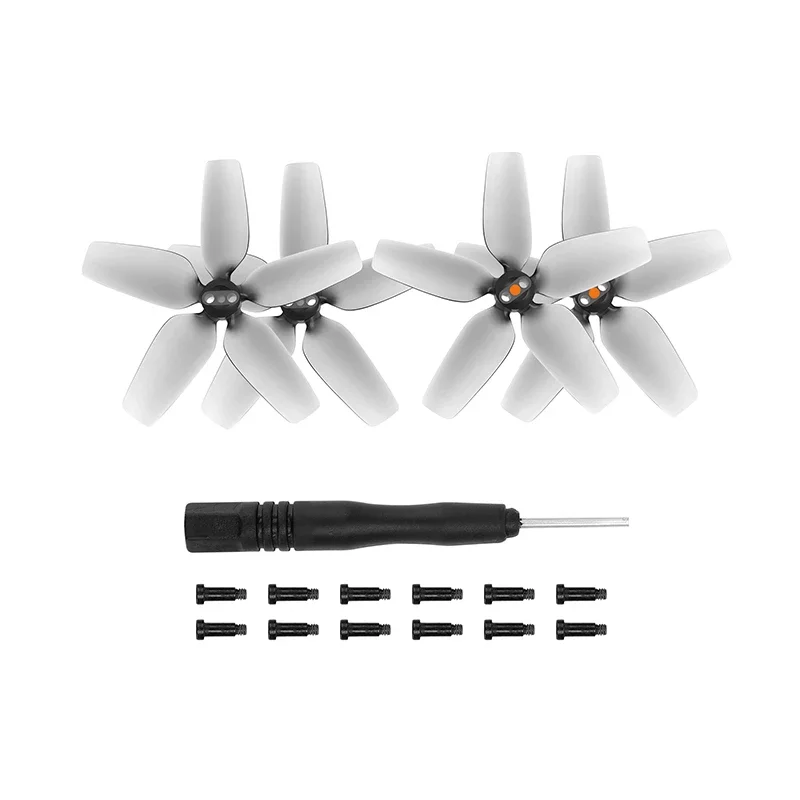 Vis et tournevis inclus avec le lot de 4 hélices 2925S pour DJI Avata.