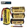 DXF Lipo 6500mAh 4S 14.8V 15.2V Grade A Li-Poly LCG HV Battery Hardcase with XT90 EC5 Connector for RC Model Car Boat Truck 1