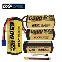 DXF Lipo 6500mAh 4S 14.8V 15.2V Grade A Li-Poly LCG HV Battery Hardcase with XT90 EC5 Connector for RC Model Car Boat Truck 1