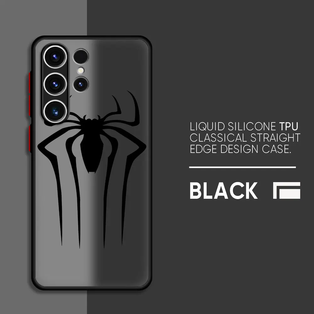 thumbnail image 1 of Funda de teléfono para Samsung Galaxy S23 FE S20 FE S9 S21 S22 S24 Plus S23 Ultra S10 Plus Marvel Spiderman Ironman, cubierta parachoques de lujo, 1 of 5