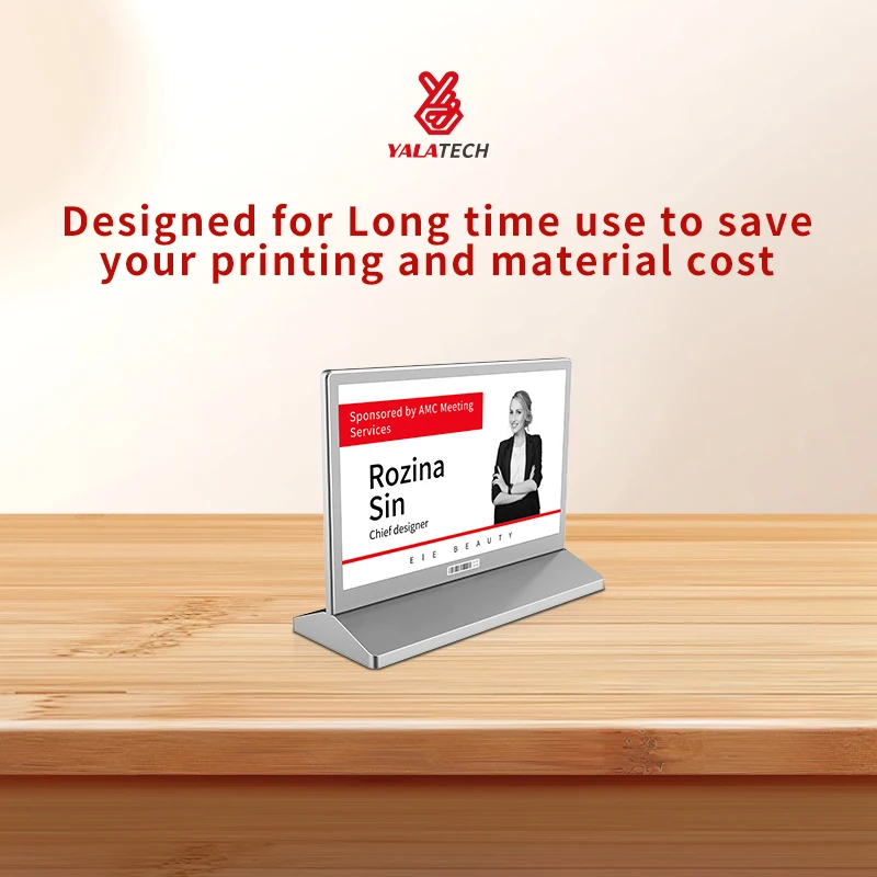 Bluetooth signage with 7.5inch E-ink display single-sided screen desktop e-paper display
