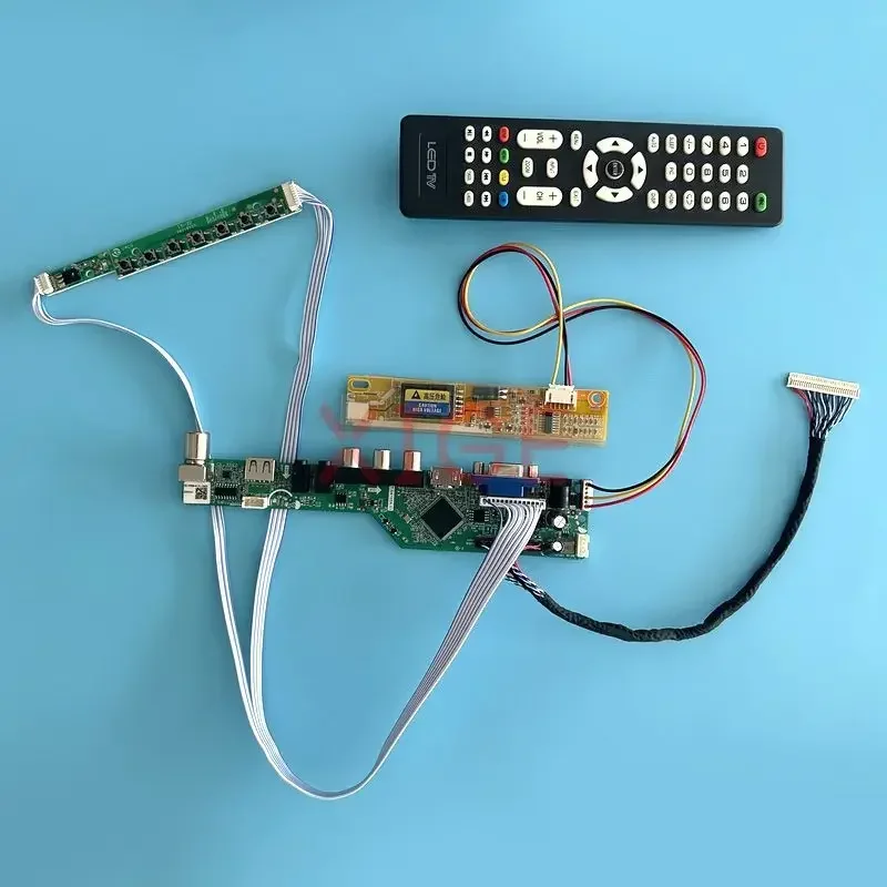 

Плата драйвера контроллера для HSD150PK14 HSD150PK17 30-контактный LVDS TV аналоговый 1CCFL DIY комплект AV + HDMI + VGA + IR + USB 1400*1050 ЖК-монитор