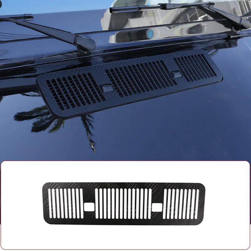 

Передняя Крышка вентиляционного отверстия капота двигателя из алюминиевого сплава, декоративная панель для Mercedes Benz G класса W463 G350 G500 G63 19-22, автомобильные аксессуары