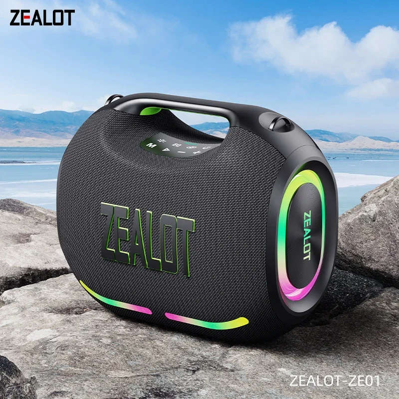 Zealot-ZE01 Portable Bluetooth Speaker 120W High Volume Waterproof