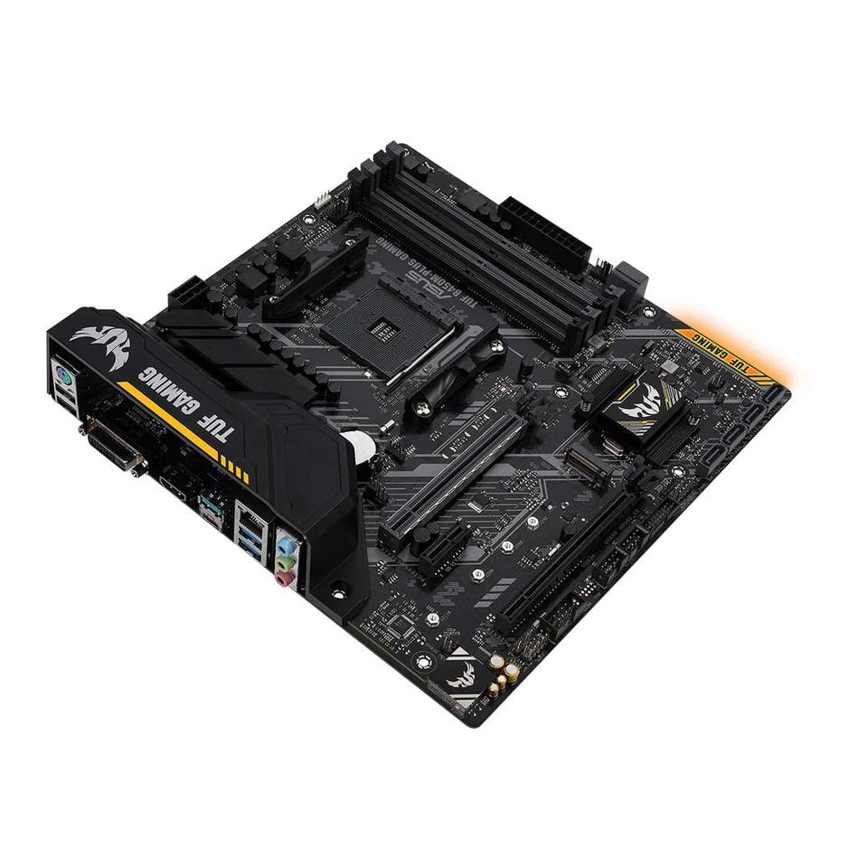 ASUS TUF B450M-PLUS GAMING マザーボード AMD B450M AM4 DDR4 64G MTX
