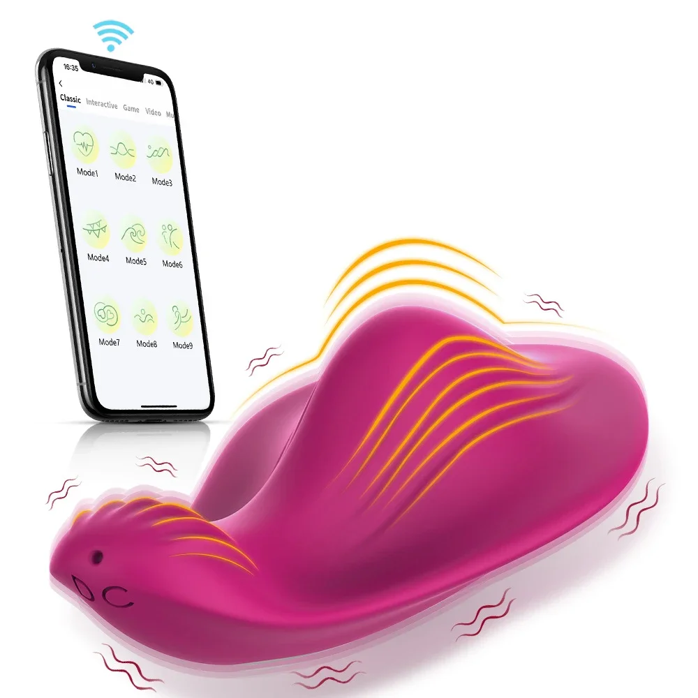 Mini Clitoris Vibrator Female Wearable Panties Vibrator Clit Stimulator APP Control For Women Couples