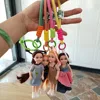 19 Styles Cute Doll Pendant Hanging Backpack Ornament DIY Change Clothes Bag Charm Car Key Ring Bag Decoration for Barbie Doll 3