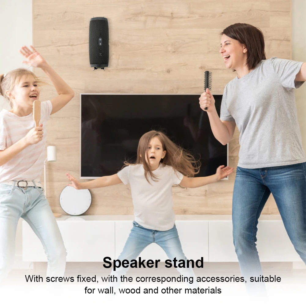 Speaker Mount Metal Speaker Holder Wall Mount Bracket Stand Wall Mount Ceiling Mount for JBL Charge 5/Flip 6 BT Speaker