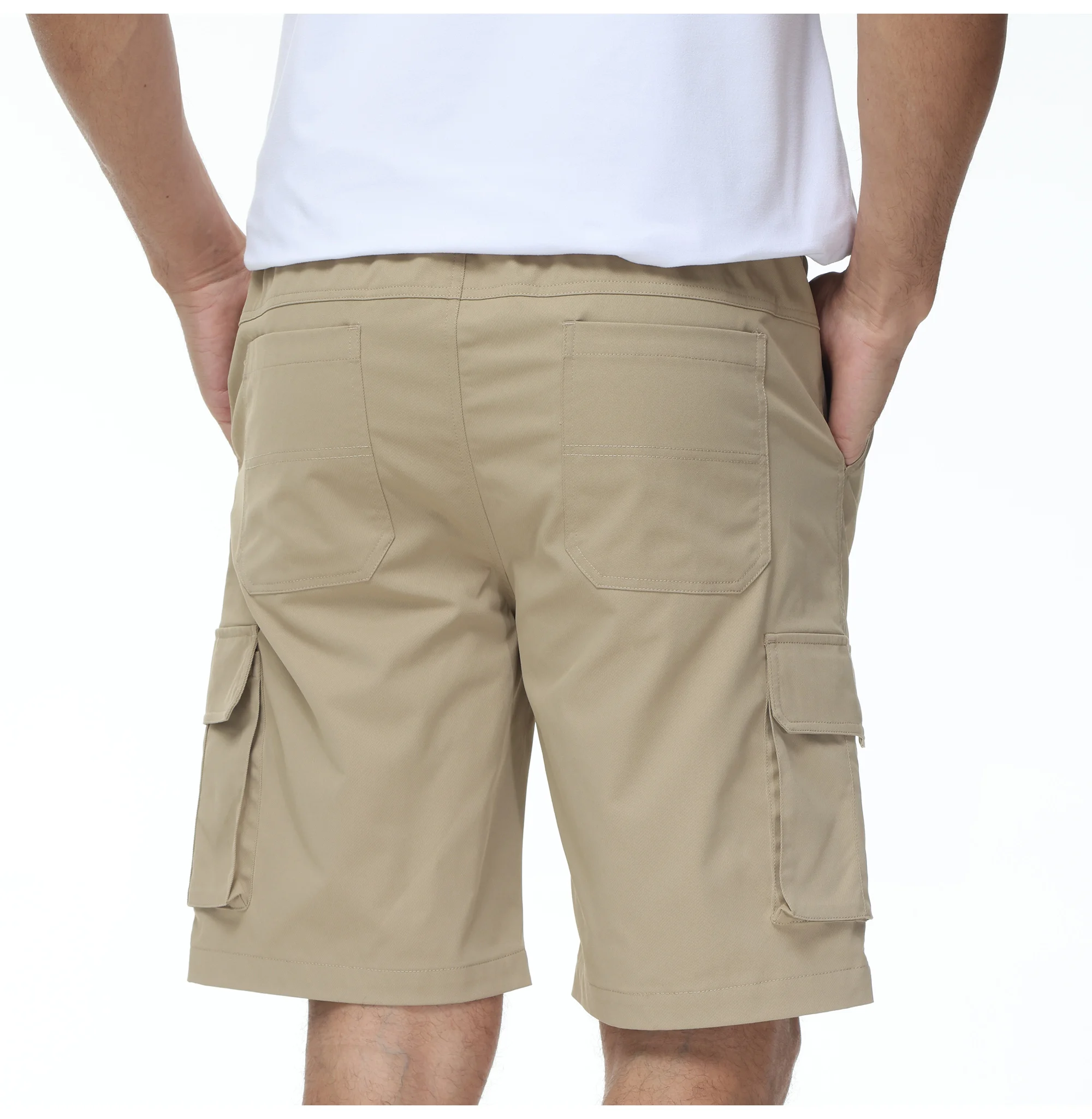 Sommer Herren Casual Cargo Shorts Kordel zug Shorts Joggen sportliche Cargo hosen Cargo Shorts zum Klettern Laufen – Detail 15