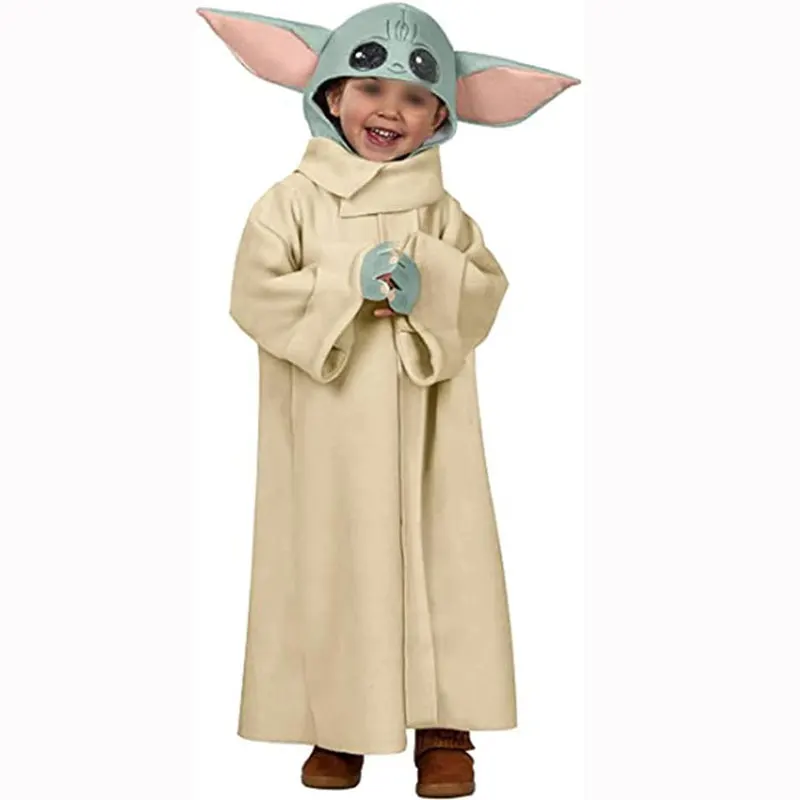 Costume Cosplay Yoda Per Bambini Per Bambini Carnevale Halloween Fancy Dress Game Party Outfit Costume Per Bambini Vestito A Tema Per Bambini