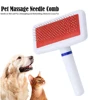 Pet Slicker Brush for Dogs Cats Massage Grooming Brush, Deshedding Comb for Poodle Maltese Puppy  Kitten Guinea Pig Rabbit  Gent