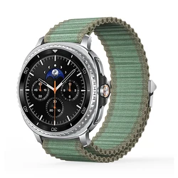 Trail Nylon Strap - Sports Loop Replacement Band for Galaxy Watch 8 (Green)