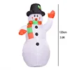 Christmas Inflatable Snowman with Colorful Rotating LED Lights Blow Up Snowman Outdoor Lawn Yard Garden Xmas Holiday Decorations 6
