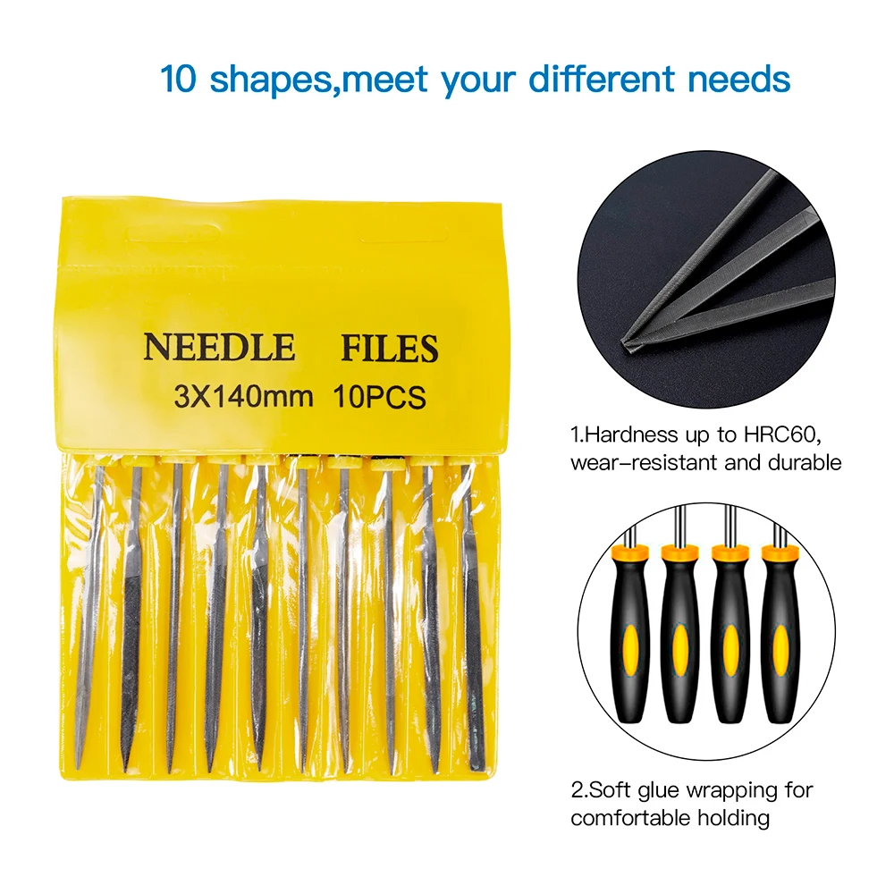 Conjunto de Gravação Arquivo Agulha Deburring Kit Ferramentas Lixamento Faça Você Mesmo Peças da Impressora 3d Moagem Ferramenta Corte 3d Modelo Arquivo Cortador Raspador 1 - Imagem 4