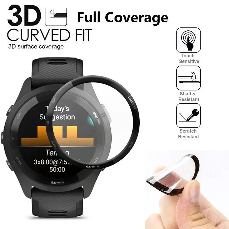 3D Curved Protective Film for Smartwatch Screens (Non-Tempered Glass)
