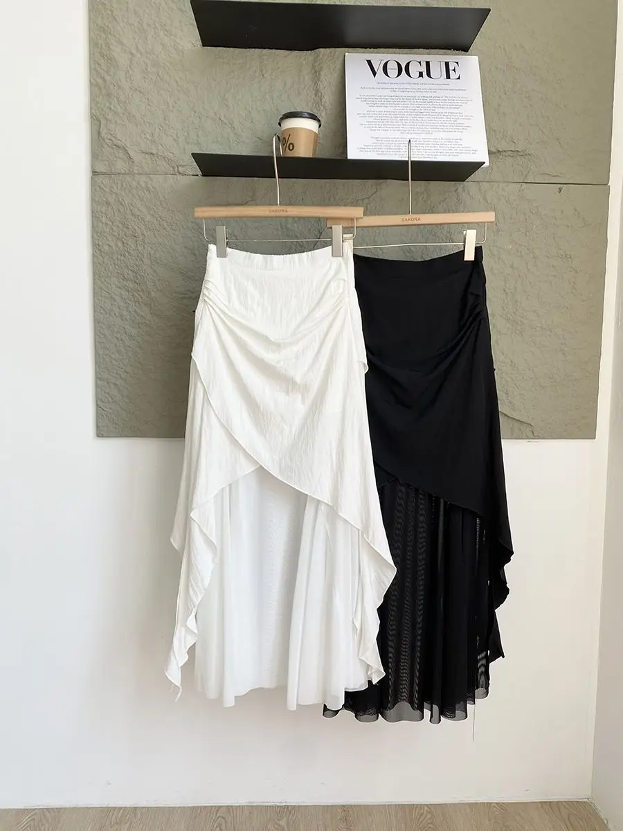 Moda Faldas Faldas Para NiÃ±as Modernas Largas Falda Irregular