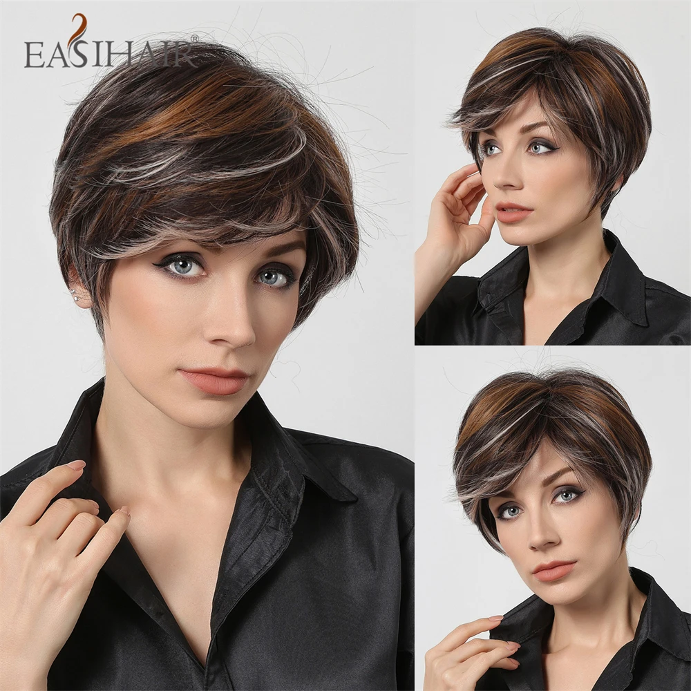 Corte de Cabelo Curto Feminino Pixie: Como Escolher a Peruca Ideal para Um  Look Realista e, image size:1000x1000