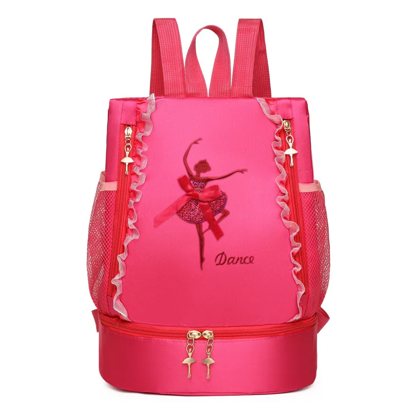 Ballet Dance Bags School Backpack Girls Kids Storage Bags Ballerina Handbag Shoulder Lace