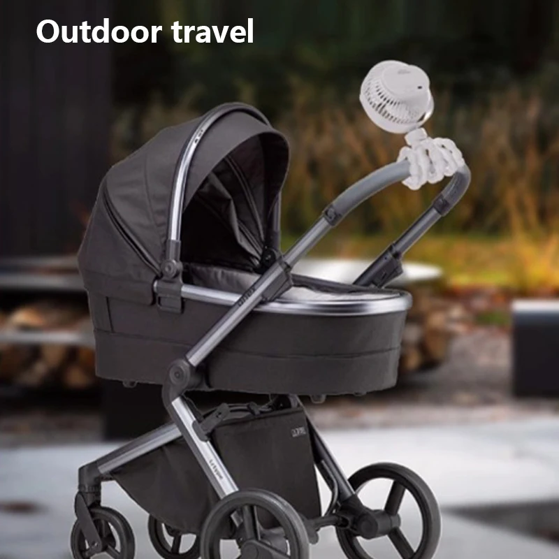 Mini Handheld Oscillating Fan for Car and Baby