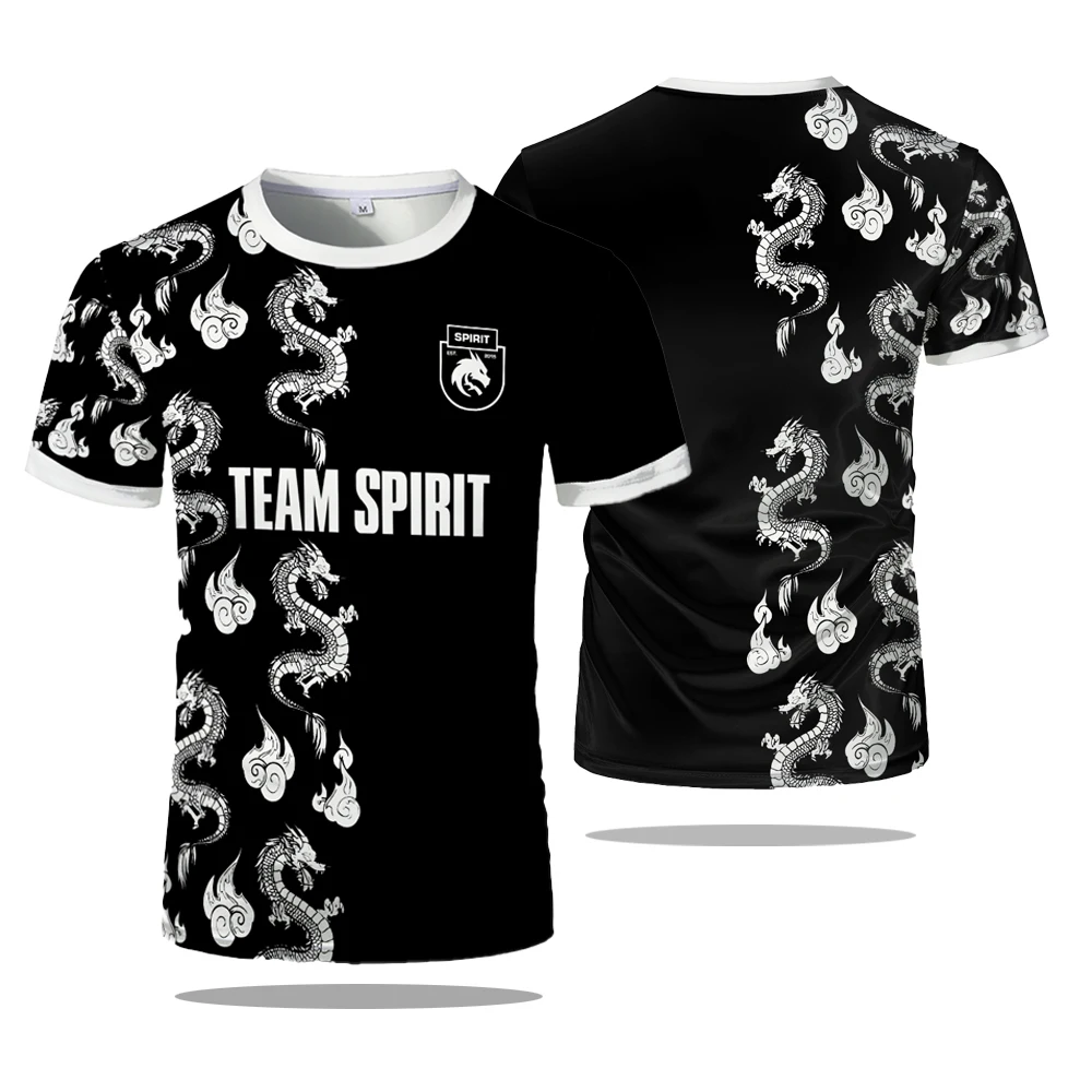 Team Spirit Esports Jersey - Men's Breathable Mesh Fan Tee