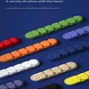 Cable Organizer Silicone USB Data Cable Desktop Management Cable Silicone Clips For Mouse Headphone Earphone Car Wire Holder 2