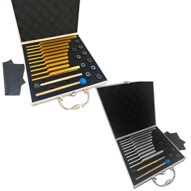 

10 Piece Tuning Fork Set , Tuning Forks For Healing Chakra Sound Therapy Keep Body