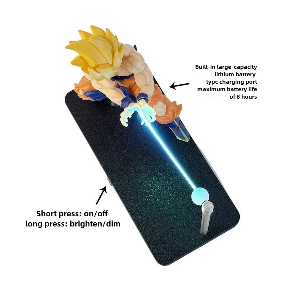 dragon ball son goku kamehameha lámpara de noche decoración de escritorio modelo noche anime que rodea juguetes para niños regalo de cumpleaños DRAGON BALL Son Goku Kamehameha lámpara de noche decoración de escritorio modelo noche anime que rodea juguetes para niños regalo de cumpleaños 6