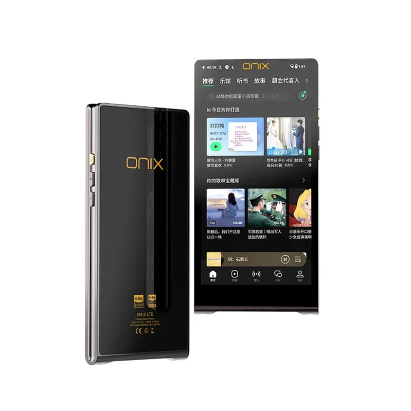 ONIX Waltz XM10 Ltd Portable Hi-Fi Music Android Player HI-RES AK4499EX AK4191 DAC Bluetooth PCM768 DSD1024 SHANLING