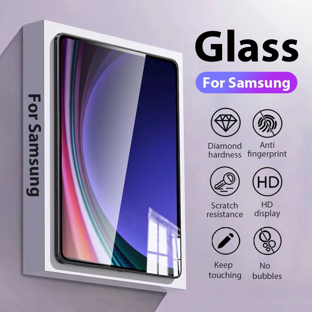 

Tempered Glass Screen Protector For Samsung Galaxy Tab S9 S8 Ultra S7 Fe Plus For Samsung A9 A8 A7 Lite Tablet Film Accessories