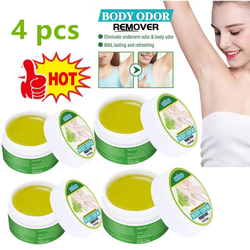 Deodorant Spray 4x Body Odor Underarm Sweat Spray Antiperspirants Deodorant Remove Foot Odor Deodorizer Eliminate Bad Smell 10g