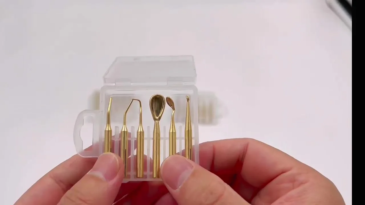 Coltello Per Cera Elettrico Doppia Penna Per Laboratorio Odontotecnico Con 6 Punte E Pentola - AX - 2