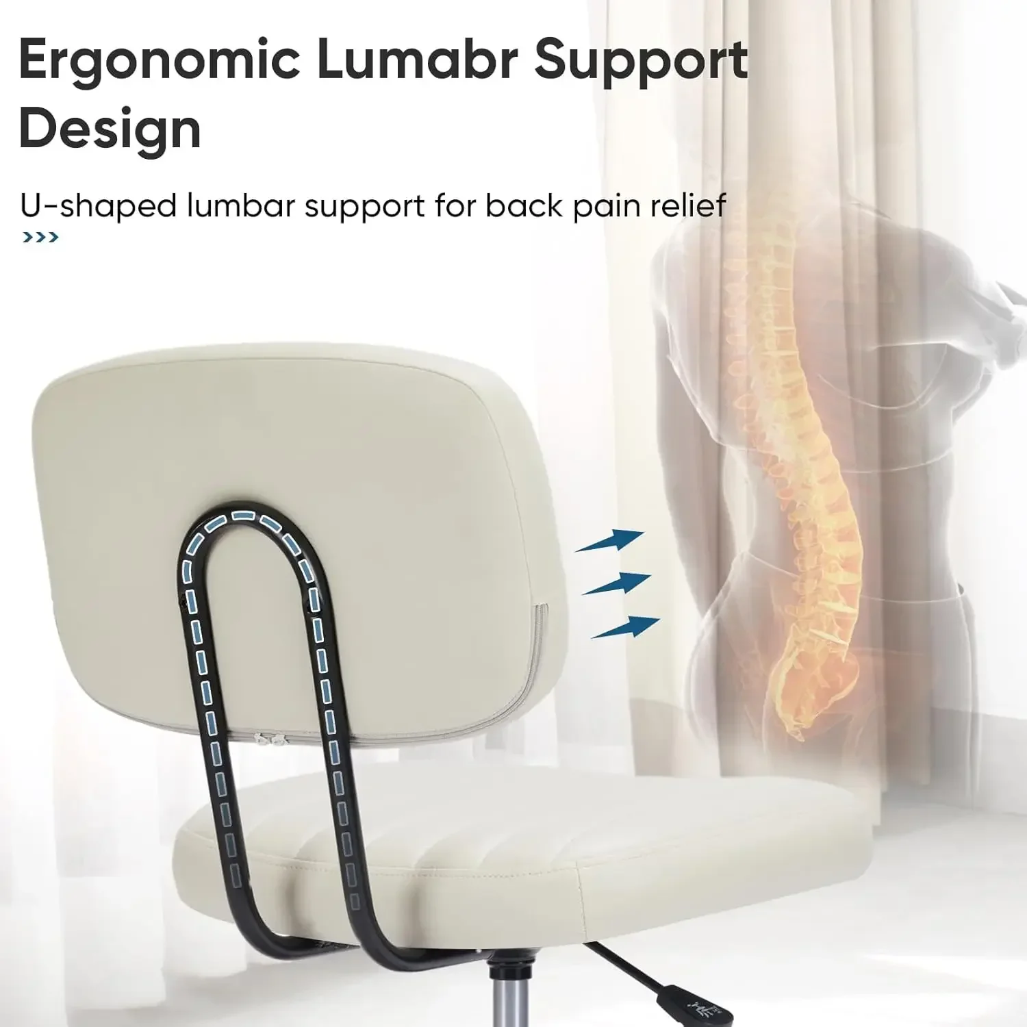 Ergonomic low back lumbar