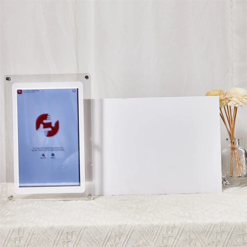 Frameo 와이파이 아크릴 디지털 액자 라이브 사진 비디오 프레임, 32GB 메모리, 1280x800 IPS LCD 터치 스크린 Maovz, 10.1 인치