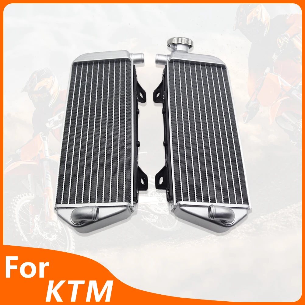 

OTOM 2023 HUSQVARNA Motorcycle Aluminum Radiator Cooler Engine Cooling For KTM EXC SX XCF FC FE TE GASGAS ECF EX MC-F Motocross