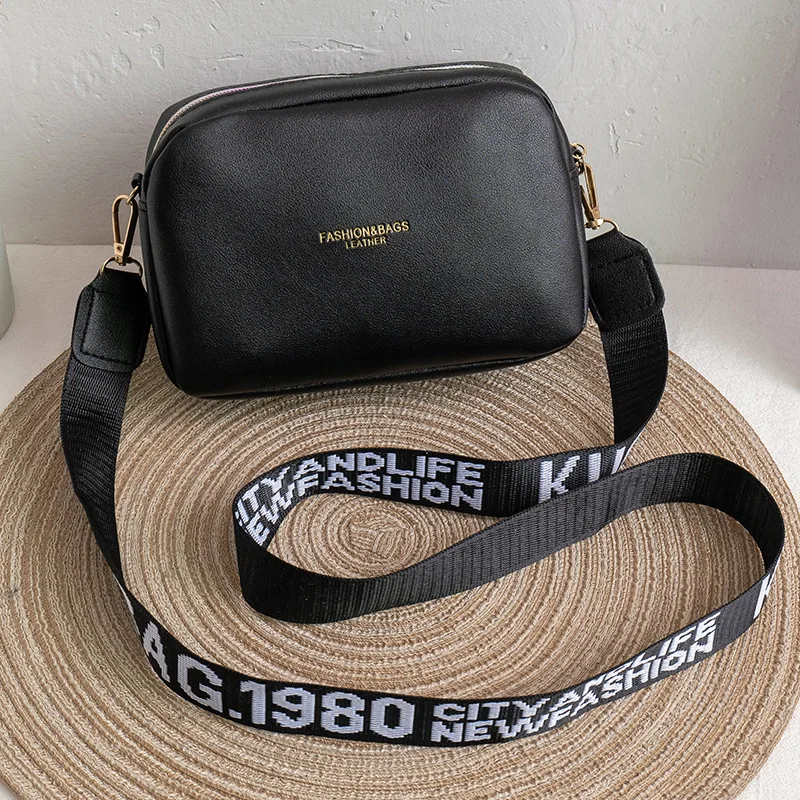 Women's shoulder bag crossbody bag ladies handbag Small Spring And Summer Square Contrasting Letters Single Shoulder
