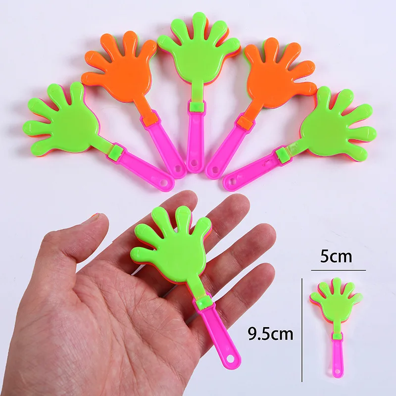 Colorful Mini Hand Clapper Cheering Props - Kids Party Favors & Pinata Fillers