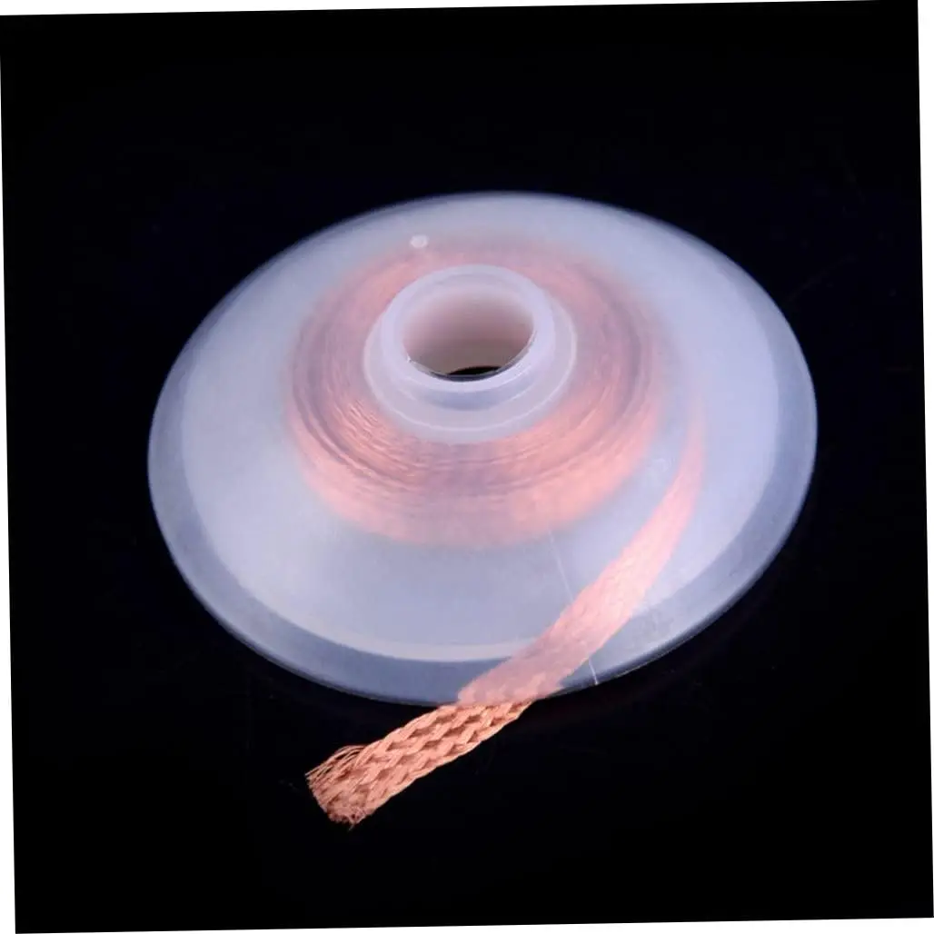 3M 길이의 디솔더링 와이어 1.5-3.5mm 폭의 무세척 디솔더링 와이어 테이프 PCB 전기 수리용