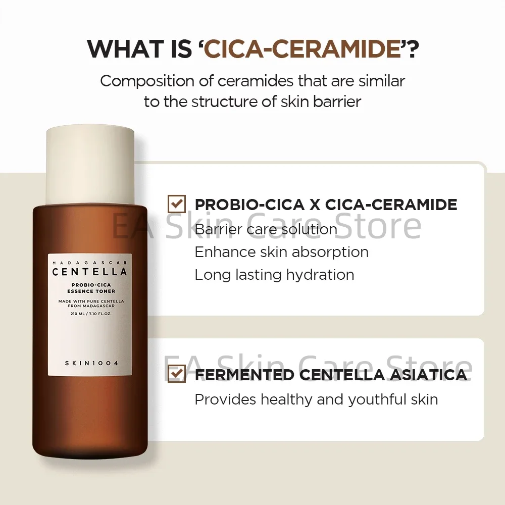 SKIN1004 Madagascar Centella Skincare Probio-Cica Intensive Ampoule Serum Whitening Face Cream Eye Cream Toner