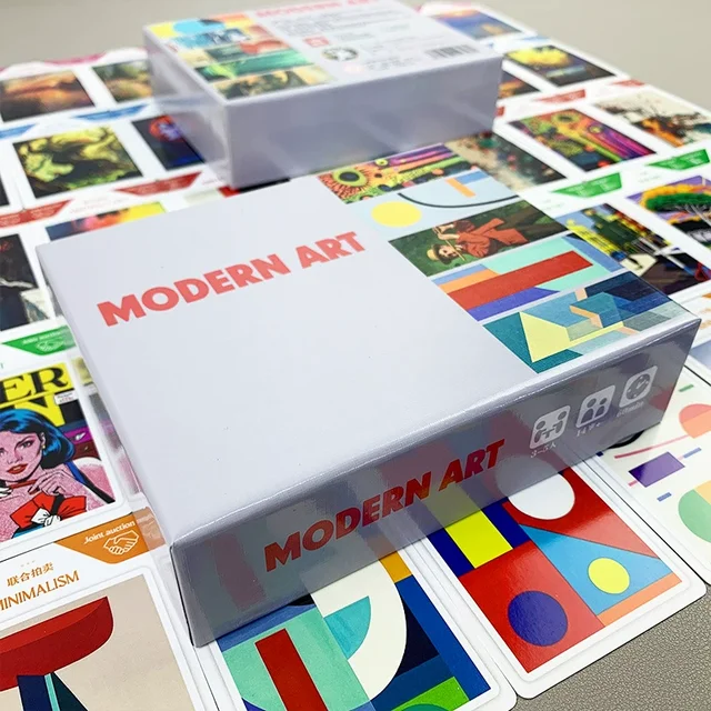 Modern Art  Board Game 3-6 Players With Strategy Game For Party/Family Table Game Card Games 2