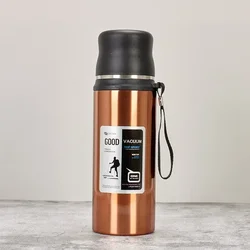 Enhanced Stainless Steel Insulated Leakproof Tumbler for Outdoor Travel and Sports (Gold)