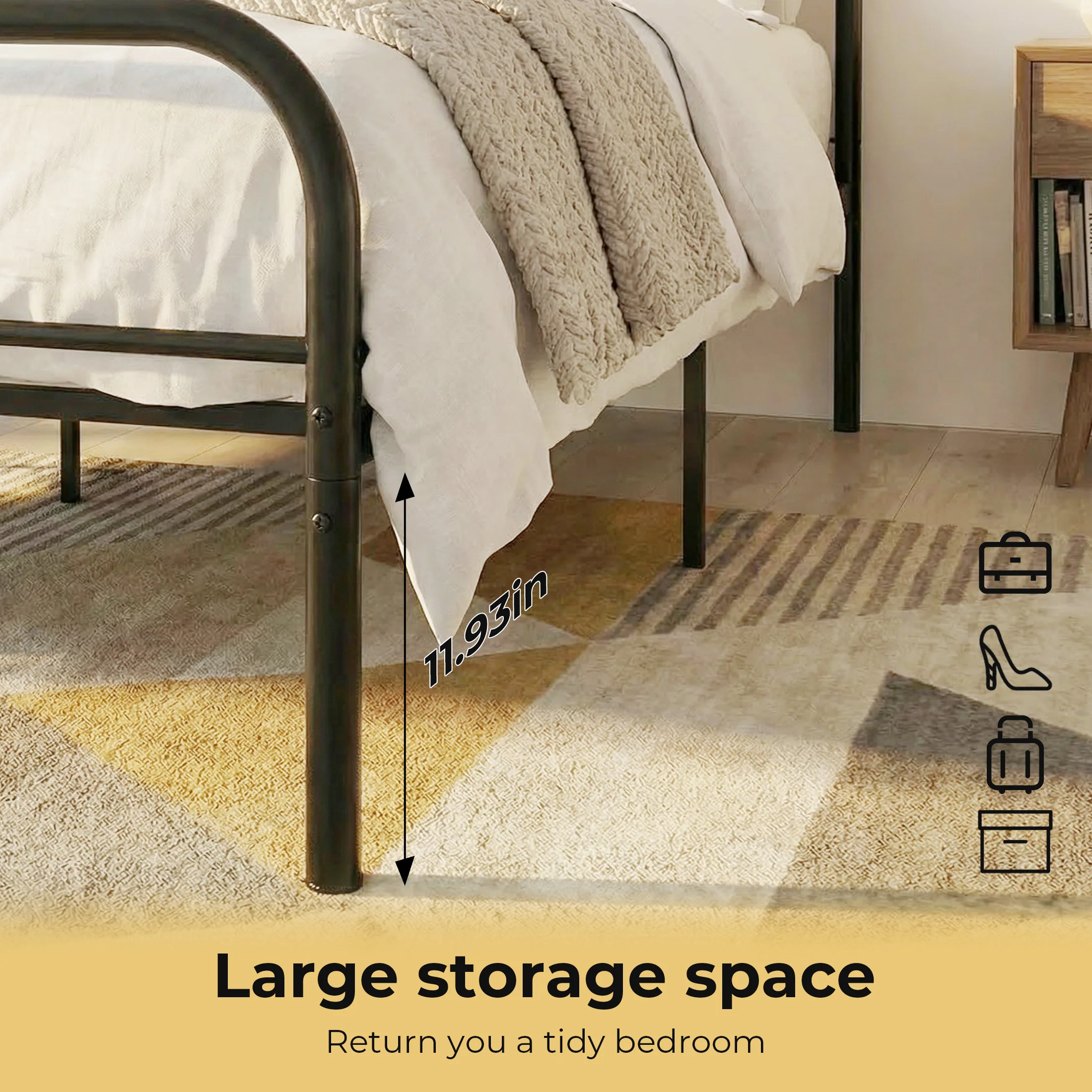 bed frame structure detail