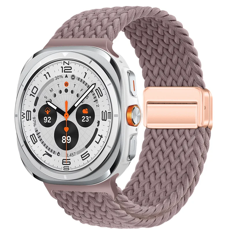 Nylon Magnetic Buckle Braided Solo Loop Strap Bracelet