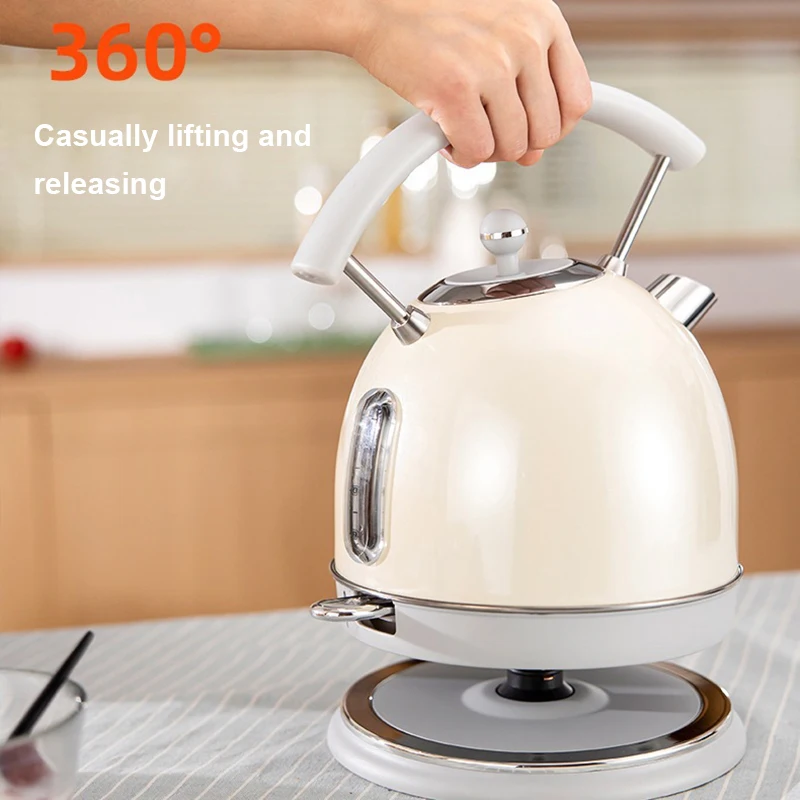 Long Spout Mouth Electric Kettle Stainless Steel Hot Water