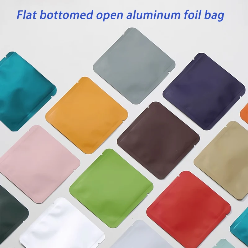 Özel Kahve Alüminyum Folyo Poşeti, Çay, Çiçek Çayı, Maske Tozu Düz Poşet, Gıda Vakumlu Paketleme Poşeti, Kendiliğinden Ayakta Duran Kendinden Yapışkanlı Poşetler
