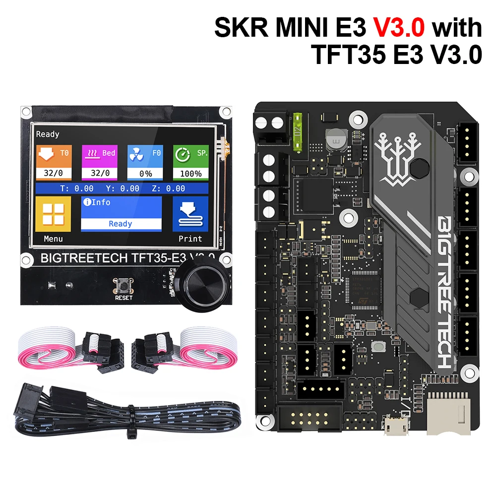 BIGTREETECH SKR MINI E3 V3.0 TFT35 TMC2209 3D Printer Parts BTT Motherboard For Creality Ender 3 5 Pro Upgrade Kits | Компьютеры и